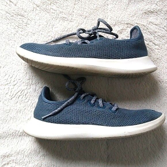 Allbirds Tree Runners Marine Blue sz 9 - Picture 3 of 8